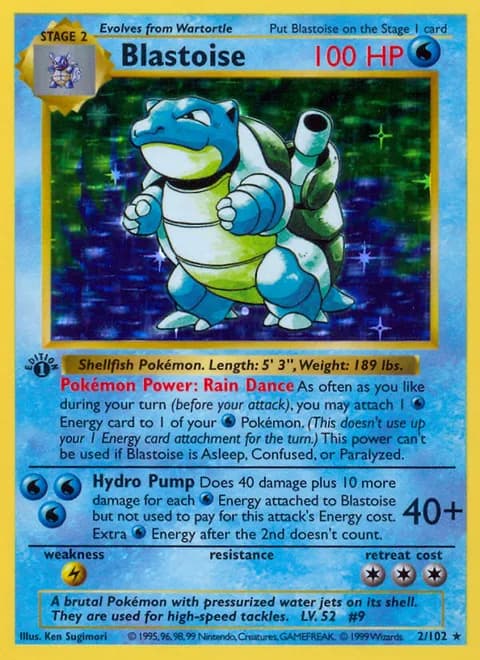 Blastoise (Pokemon, Base Set 2/102)